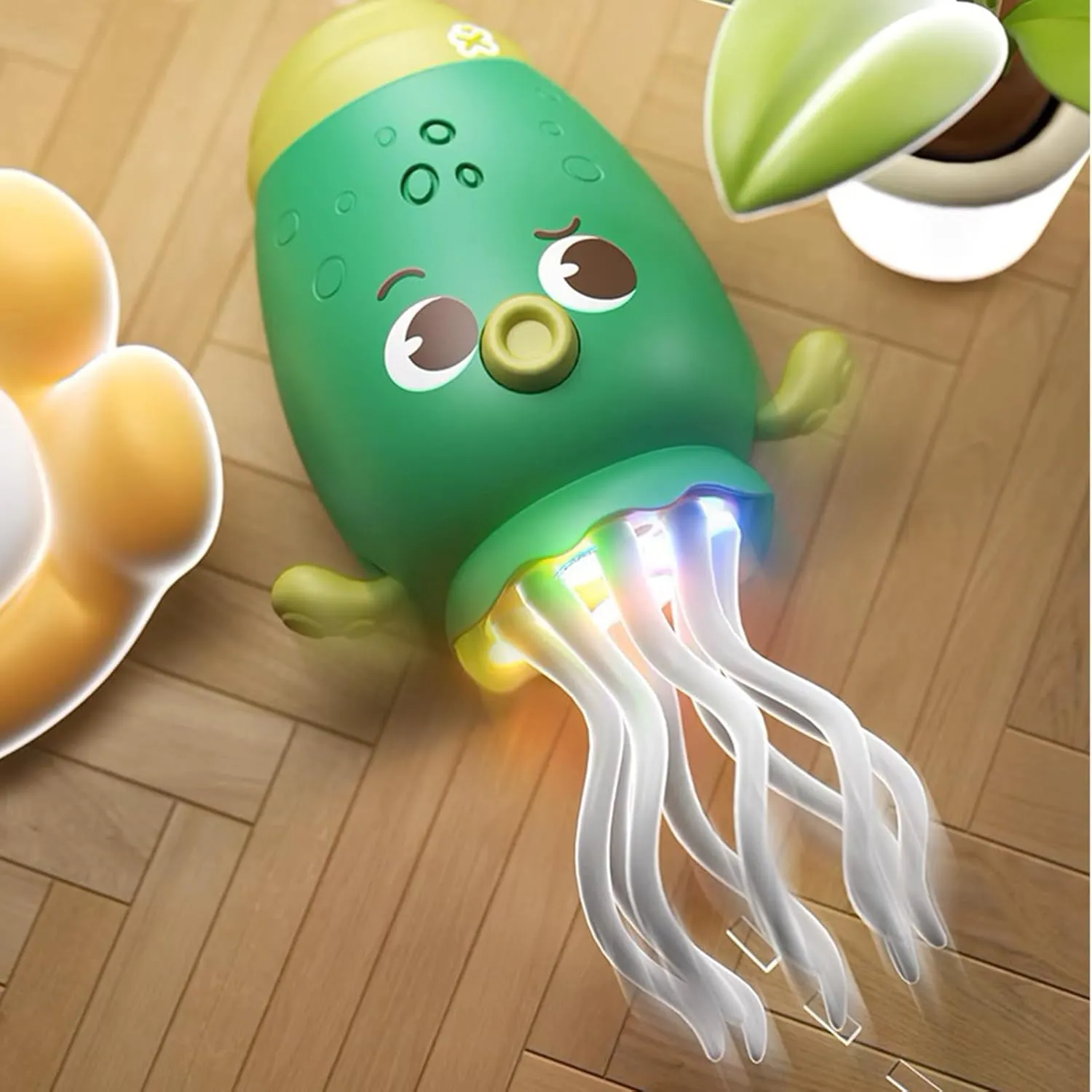 Automatic Octopus Toy - Automatic Obstacle Avoidance Octopus,Interactive Musical Robot, USB Rechargeable Electric Toys for Parent-Child Interaction