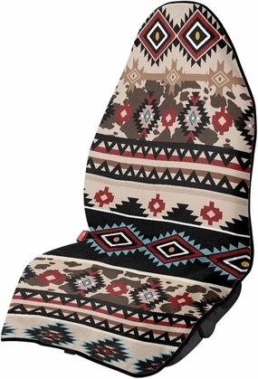 Aztec Car Seat Covers Ethnic Style Athletic Towel Car Seat Cover After Gym Beach Yoga Workout Outdoor Surfing Activities Breathable Bucket Car Towel Seat Cover Fits for Car,SUV Sedan,Truck