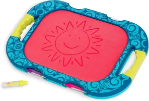 B. toys Water Drawing Board Portable Travel Toy 4 Pens Double-Sided Board for Toddlers, Kids 18 Months   Doodler - Sea