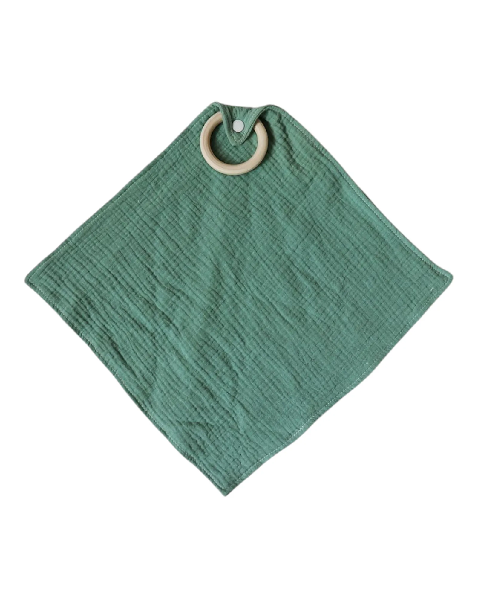 Baby Teething Face Cloth Toy with Ring