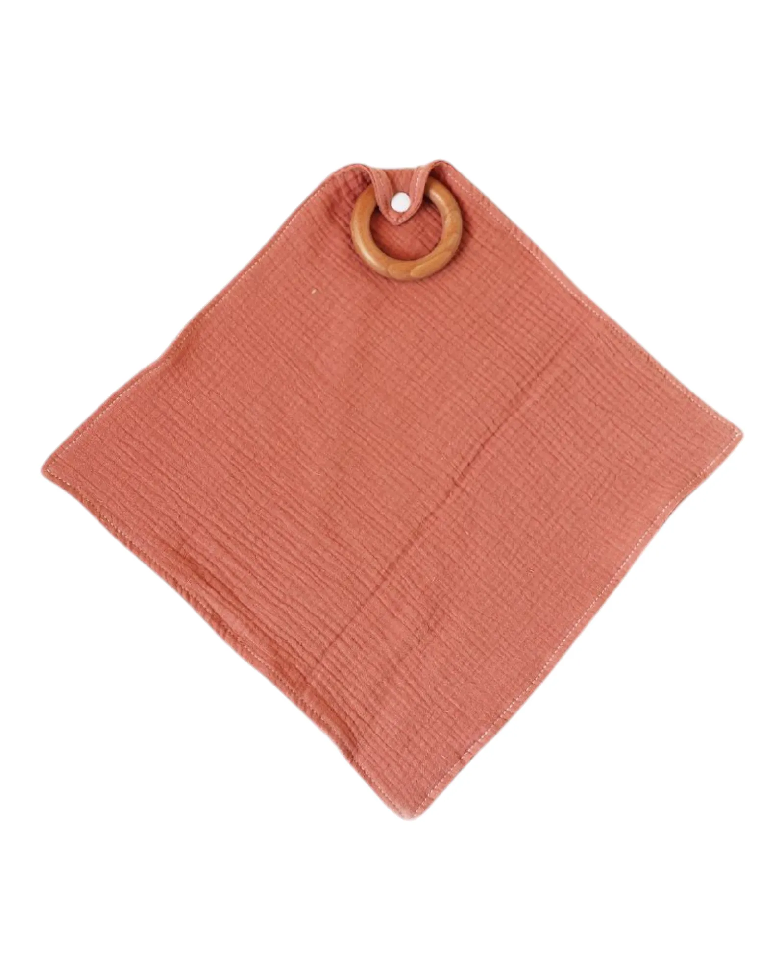 Baby Teething Face Cloth Toy with Ring