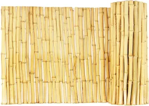 Backyard X-Scapes Natural Bamboo Fencing Decorative Rolled Fence Panel 0.75 in D x 3 ft H x 8 ft L