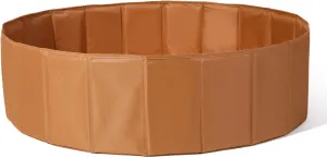 Ball Pit for Toddlers Babies Dogs Cats Iinfant Children, Foldable Ball Pits Play Tent, Crawl Playpen Ball Pool with Storage Bag, Surprise for Boys Girls Festival (Balls Not Included), Brown