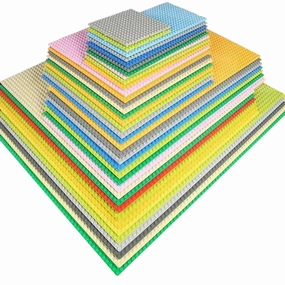 Baseplate 32X32 16X32 Dots Classic Brick Plate Building Blocks DIY Constructor Parts Baseplates Compatible Brands City Friends