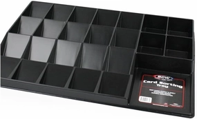 BCW Basic Trading Card Sorting Tray - 1ct | 24-Cell Organizer Display Case & Card Storage | Perfect for Sorting, Displaying, and Storing TCG & Gaming Cards Collections