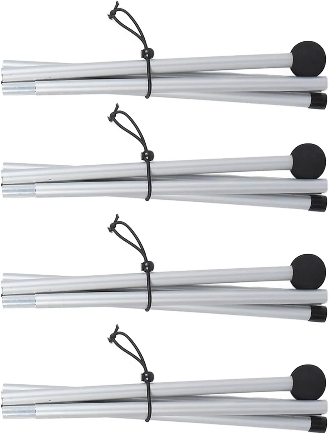 Beach Canopy, 4 Poles Beach Tent Sun Shelter Quick Setup with Carry Bag for Camping (300 * 300 * 200CM)