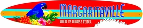 Beach Parrot Aluminum and Composite Indoor and Outdoor Surfboard - 46.5 inches by 9 inches x .25 inches