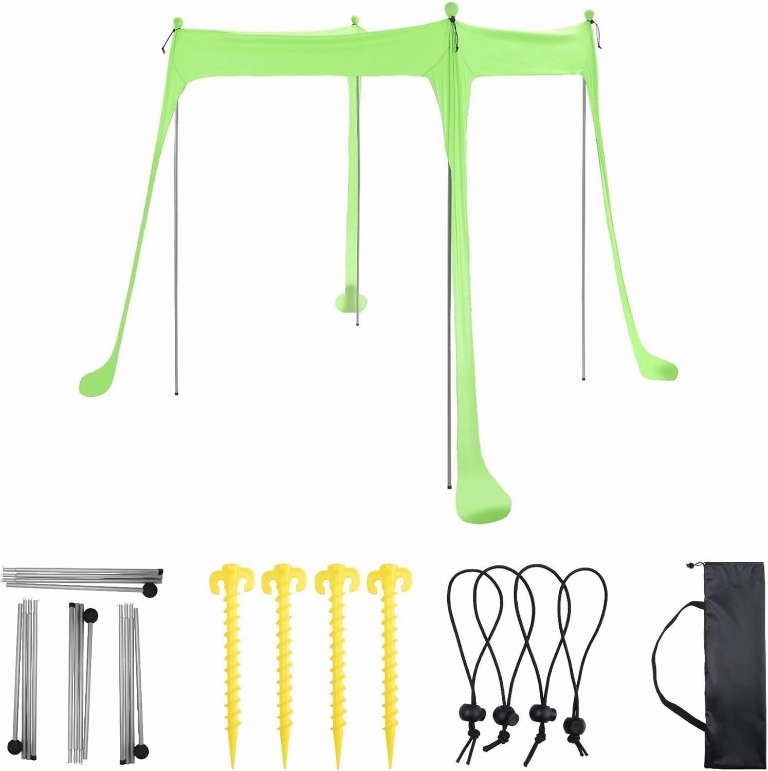 Beach Tent Canopy | Beach Tent | Camping Sun Shelter UPF50  | Portable Beach Sun Shelter | for Camping Trips, Fishing, Backyard and Outdoor
