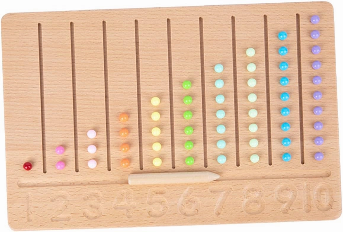 BESPORTBLE 1 Set Arithmetic Training Board Enlightenment Learning for Early Mathematics Skills Development Teaching Board for Creative Play and Problem Solving