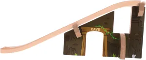 BESTonZON Wooden Train Track Bridge Model Educational Toy for Boys and Girls Imagination Teamwork Natural Wood Material Addition to Railway Track Accessories
