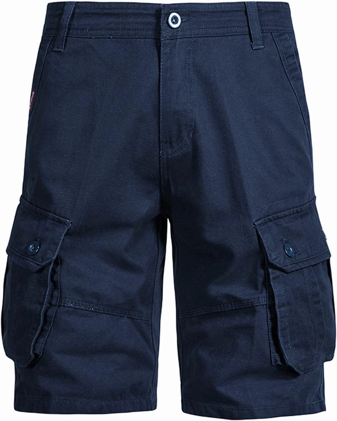 Big and Tall Sweat Shorts for Men Cotton Buckle Zipper Cargo Shorts Multi Pocket Casual Tooling Shorts Trendy Clothes