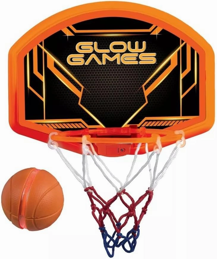 Big Time Toys Glow Games LED Basketball Game with Ball