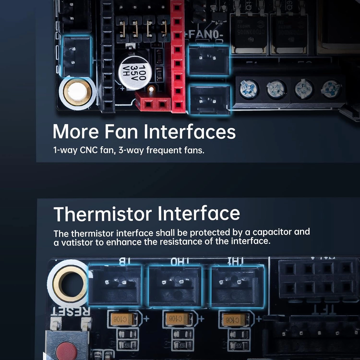 BIGTREETECH SKR V1.4 Turbo 32bit Control Board DIY for Most FDM 3D Priners Mainbaord Compatible TFT Series Touch Screen/ 12864LCD Support TMC2209/TMC2208/TMC2130