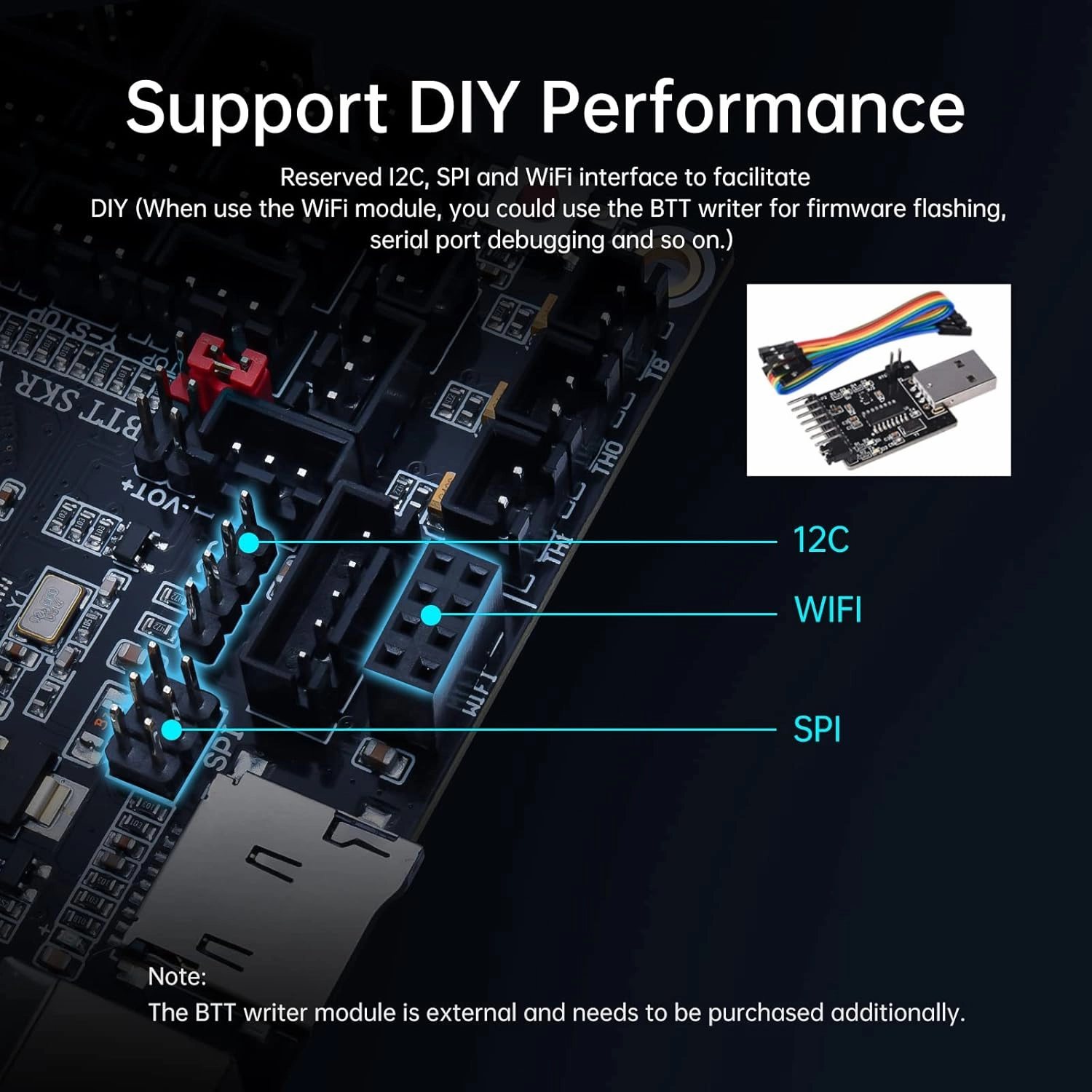 BIGTREETECH SKR V1.4 Turbo 32bit Control Board DIY for Most FDM 3D Priners Mainbaord Compatible TFT Series Touch Screen/ 12864LCD Support TMC2209/TMC2208/TMC2130