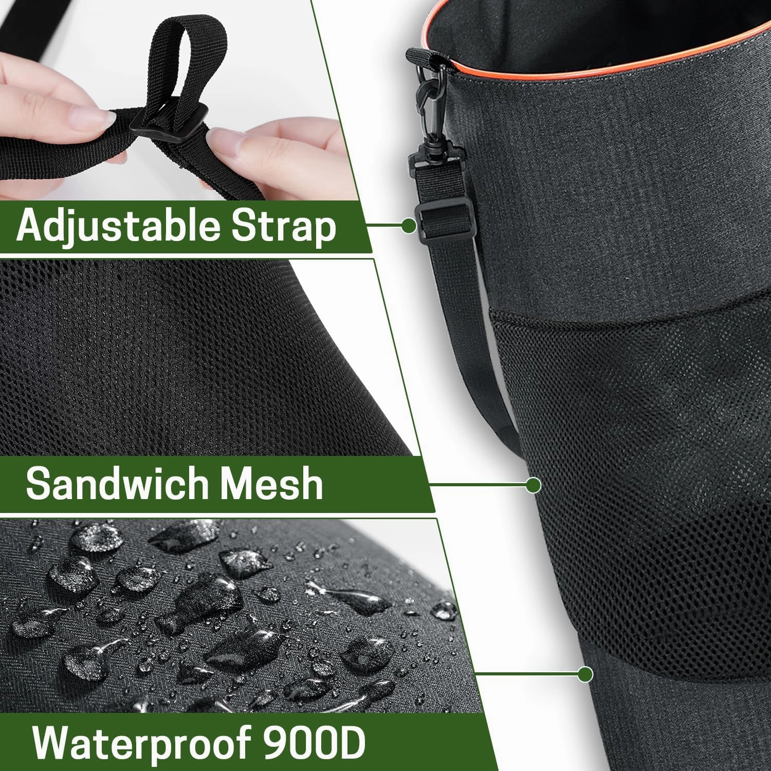 Boat Trash Bag, Reusable Mesh Trash Can, Portable Garbage Bag for Boat, Storage Accessories of Boat