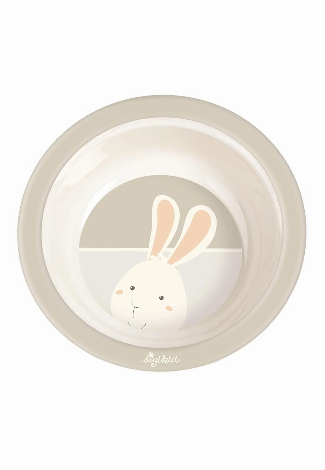 Bowl Rabbit R PET Children's Crockery Beige One Size