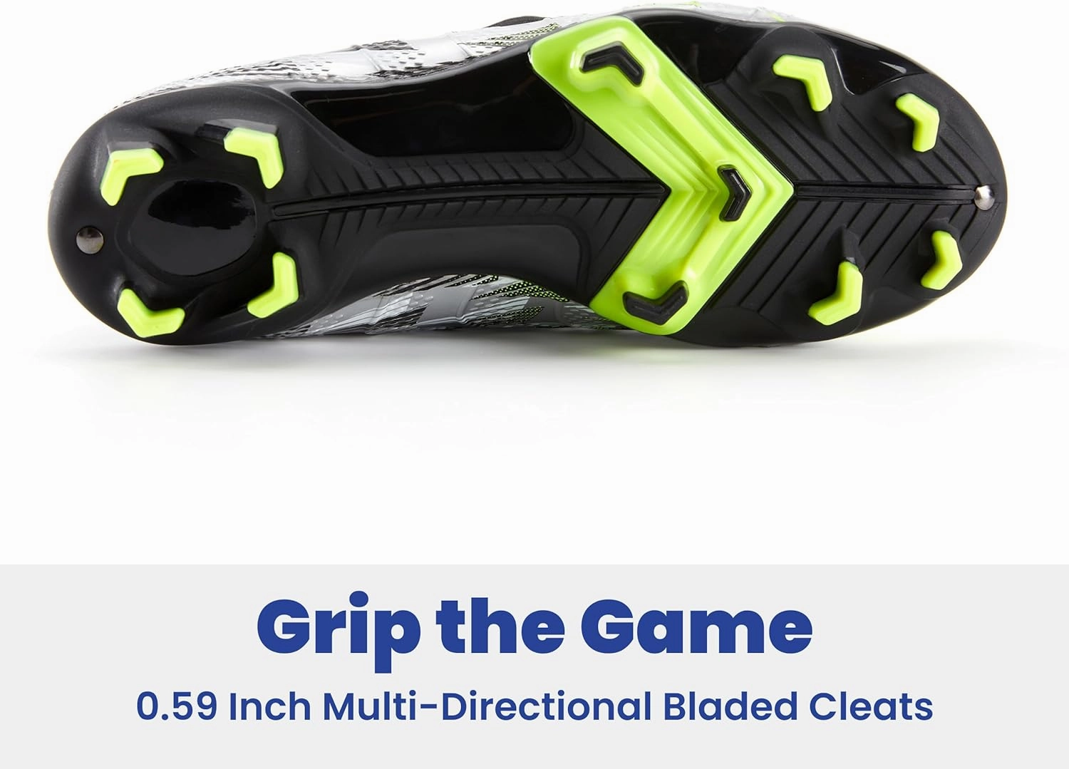 Boys Girls Soccer Cleats High Top Lightweight Training Football Shoes Little Big Kid Youth Firm Ground Athletic Outdoor Turf Indoor Lace Up Non-Slip Comfortable Durable Flexible Traction Breathable