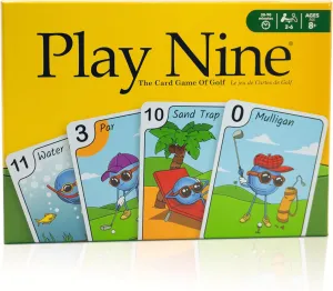Brush Tee Play Nine Card Game of Golf