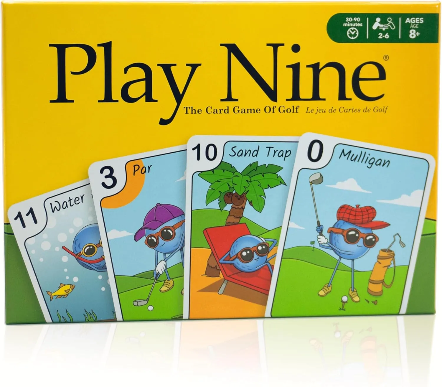 Brush Tee Play Nine Card Game of Golf