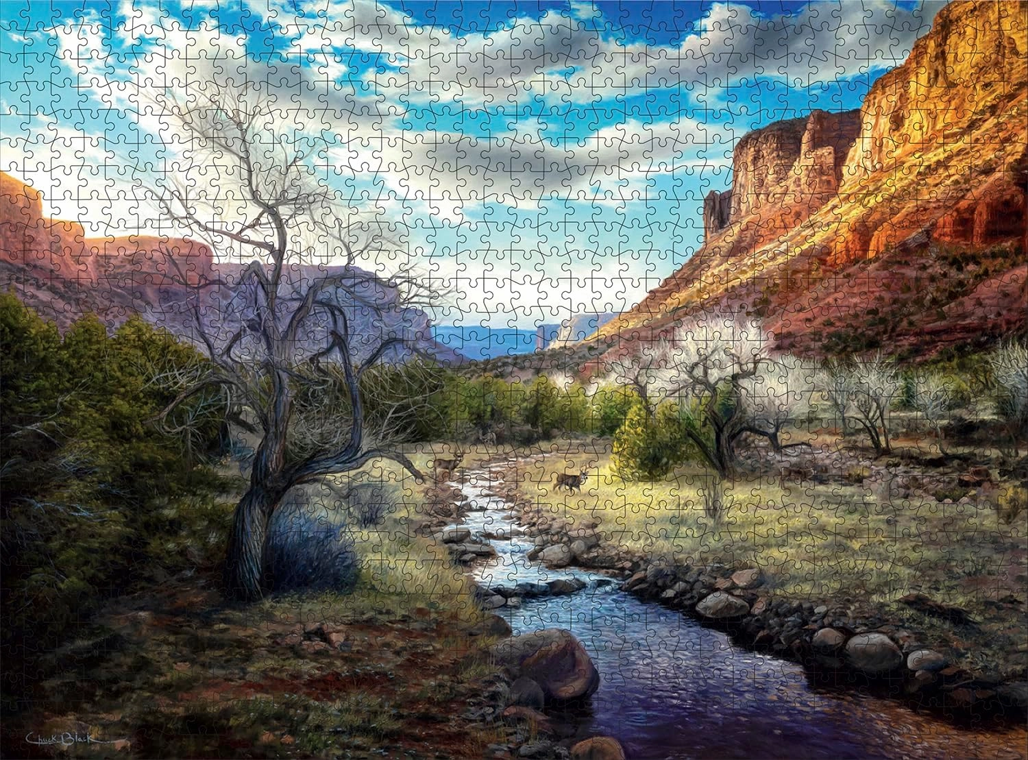 Buffalo Games - Charles Black - Beneath The Glory - 1000 Piece Jigsaw Puzzle for Adults -Challenging Puzzle Perfect for Game Nights - Finished Size is 26.75 x 19.75