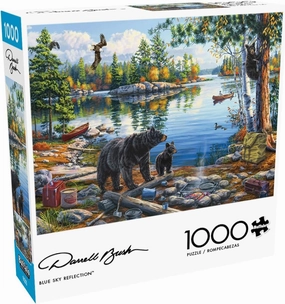 Buffalo Games - Darrell Bush - Blue Sky Reflection - 1000 Piece Jigsaw Puzzle for Adults -Challenging Puzzle Perfect for Game Nights - Finished Size is 26.75 x 19.75