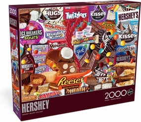 Buffalo Games - Hershey - Hershey Deluxe Collage - 2000 Piece Jigsaw Puzzle for Adults -Challenging Puzzle Perfect for Game Nights - Finished Size is 38.50 x 26.50