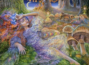 Buffalo Games - Josephine Wall - Glitter - After The Faery Ball - 1000 Piece Jigsaw Puzzle for Adults - Challenging Puzzle Perfect for Game Nights - Finished Size is 26.75 x 19.75