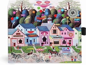 Buffalo Games - Silver Select - Charles Wysocki - Charles Wysocki - Confection Street - 1000 Piece Jigsaw Puzzle For Adults -Challenging Puzzle Perfect for Game Nights - Finished Size is 26.75 x 19.75