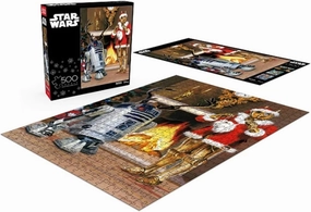 Buffalo Games - Star Wars - “All I Want for Christmas is R2” - 500 Piece Jigsaw Puzzle for Adults -Challenging Puzzle Perfect for Game Nights - Finished Size is 21.25 x 15.00