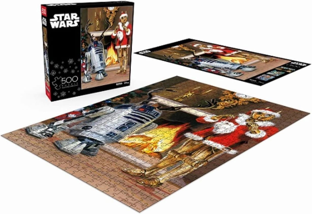 Buffalo Games - Star Wars - “All I Want for Christmas is R2” - 500 Piece Jigsaw Puzzle for Adults -Challenging Puzzle Perfect for Game Nights - Finished Size is 21.25 x 15.00