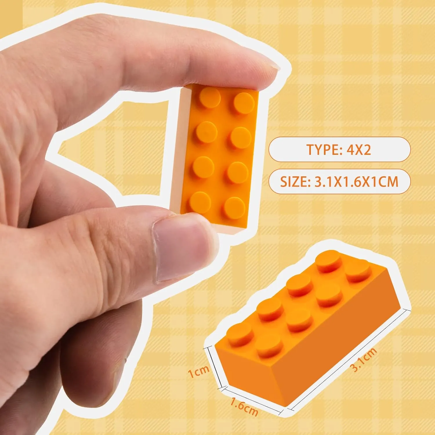 Building Bricks 320 Pieces, Dark Gray Bricks Bulk Kit, Basic Parts Accessories, Classic Creative Building Blocks Set, Compatible