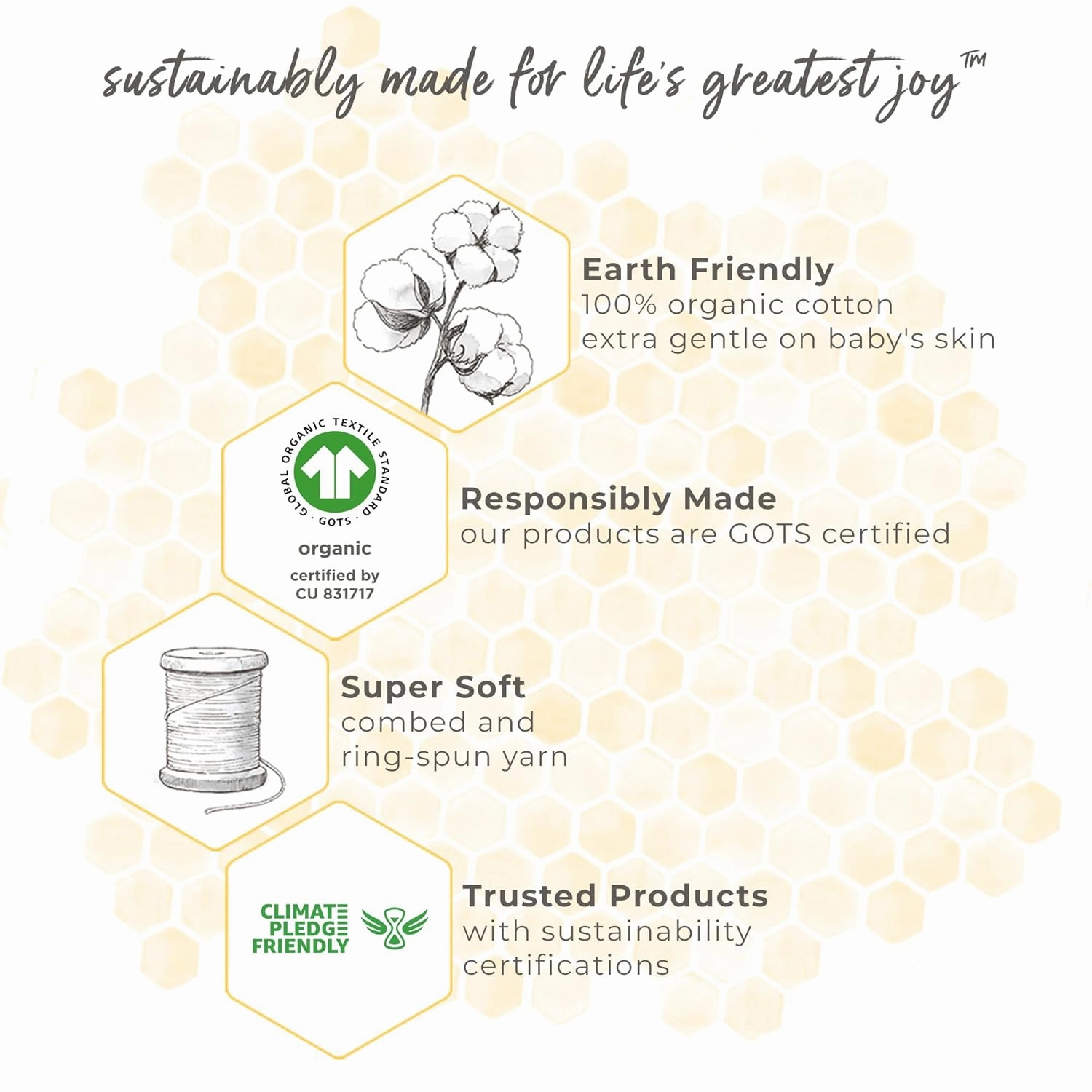 Burt's Bees Baby Infant Bibs, 100% Organic Cotton Drool Cloths, Newborn Essentials