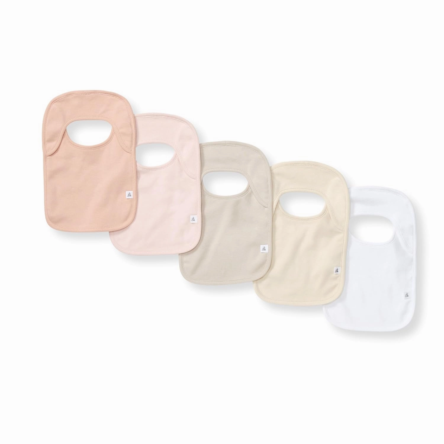 Burt's Bees Baby Infant Bibs, 100% Organic Cotton Drool Cloths, Newborn Essentials