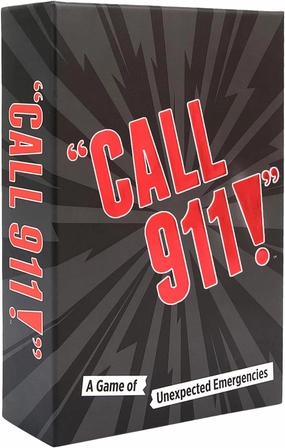 Call 911! | A Family Game of Unexpected Emergencies | Family Card Games for Adults & Kids, 200 Emergency Prompts | Fun Card Games for Family Game Nights, Nurse Graduation Gifts, & Parties | Ages 14 Up