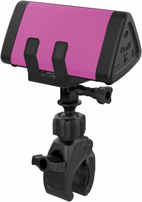 Cambridge Soundworks OontZ Angle 3 Pink Bluetooth Speaker with Bracket and Clamp Mount, Portable IPX5 Waterproof Speaker