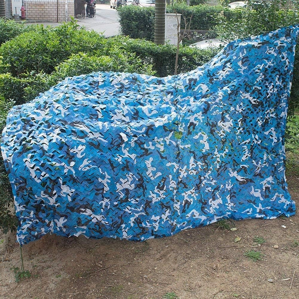 Camo Netting - Woodland Garden Greenhouse Plant Shade Netting Oxford Polyester for Military Decoration Hunting Blind Shooting Camping Camouflage Netting