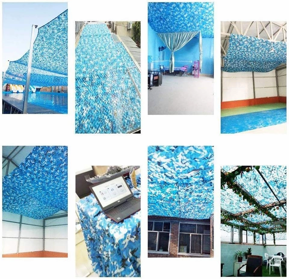 Camo Netting - Woodland Garden Greenhouse Plant Shade Netting Oxford Polyester for Military Decoration Hunting Blind Shooting Camping Camouflage Netting