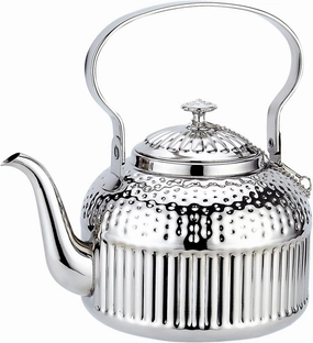 Camping Teapot, Tea Kettle with Infuser Teapot for Loose Tea Stove Top Tea Pot Safe 304 Stainless Steel Water Pot(1.5L)