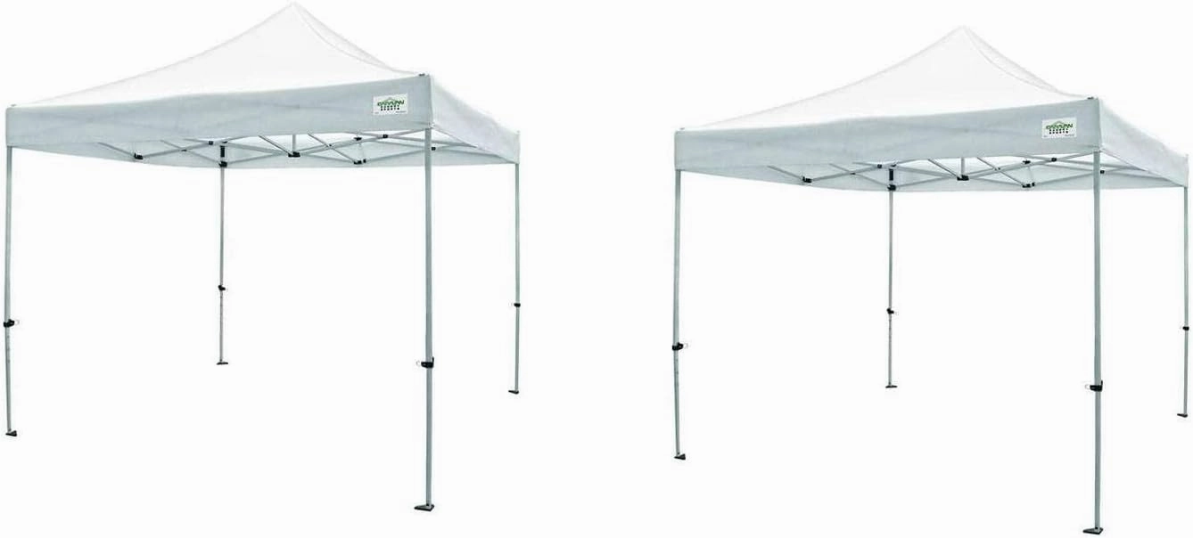 Canopy TitanShade 10 x 10 Steel Portable Instant Canopy, White (2 Pack)
