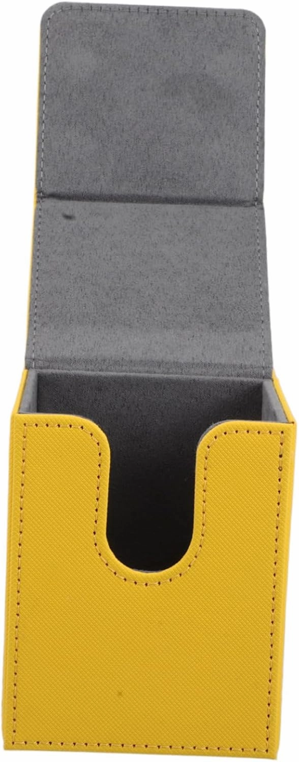 Card Holder Box with Magnetic Closure Storage Case for Bulk Card Organization Vertical Design