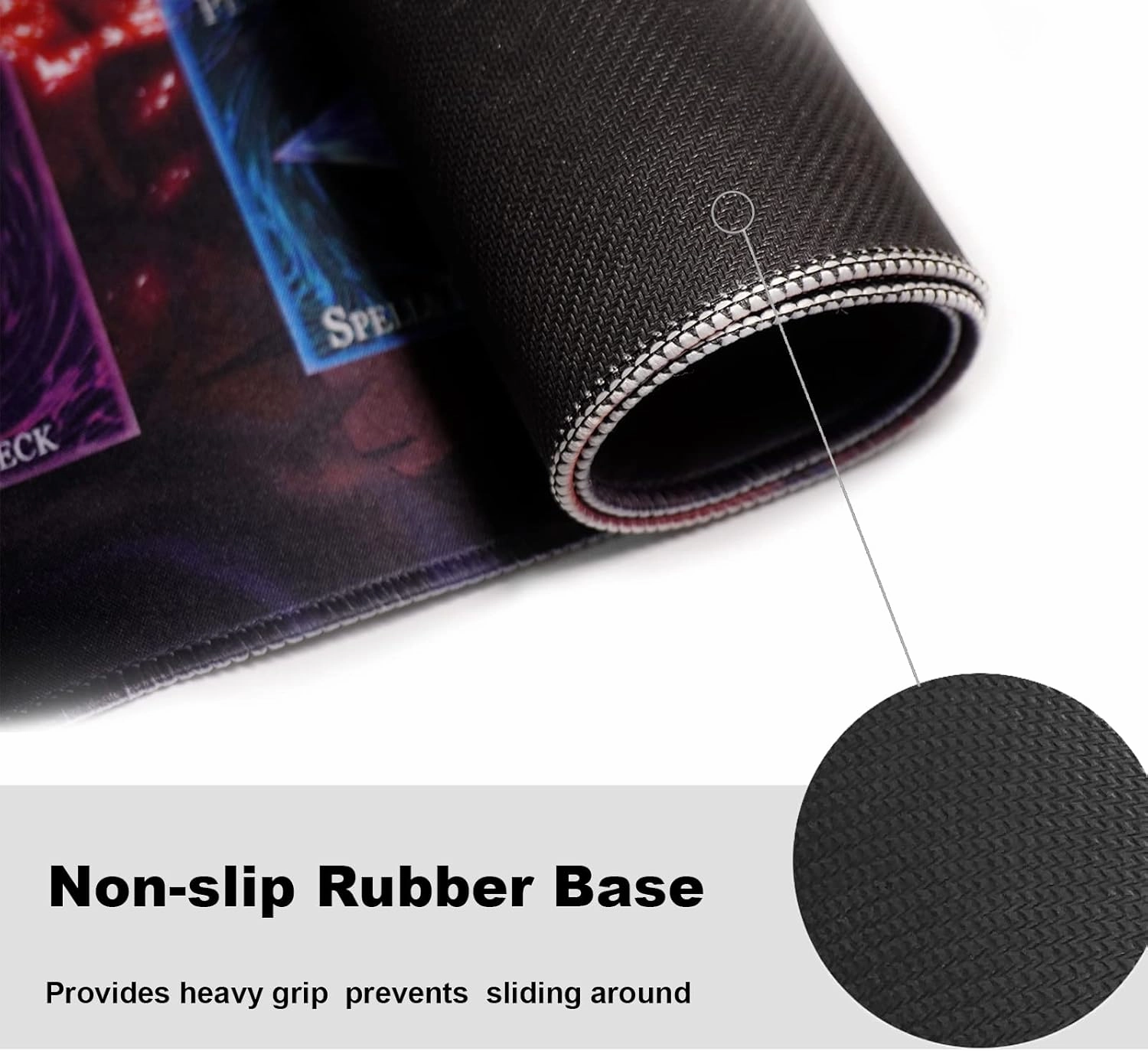 Card Rubber Mat Duel Mat Gaming Competition Pad Mat Card Binder Deck 27.5x15.7in (Stardust Dragon)