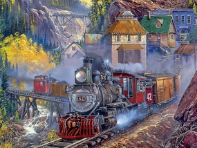 Ceaco - Ted Blaylock - Silver Bell II - 750 Piece Jigsaw Puzzle