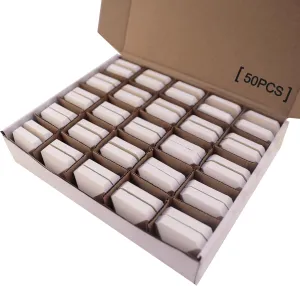Ceramic Briquettes Grill Bricks Replacement 50 Piece Barbecue Briquettes Gas Grill Stones for Turbo, Nexgrill Gas Grills, Lava Rocks 2 x 2 inches