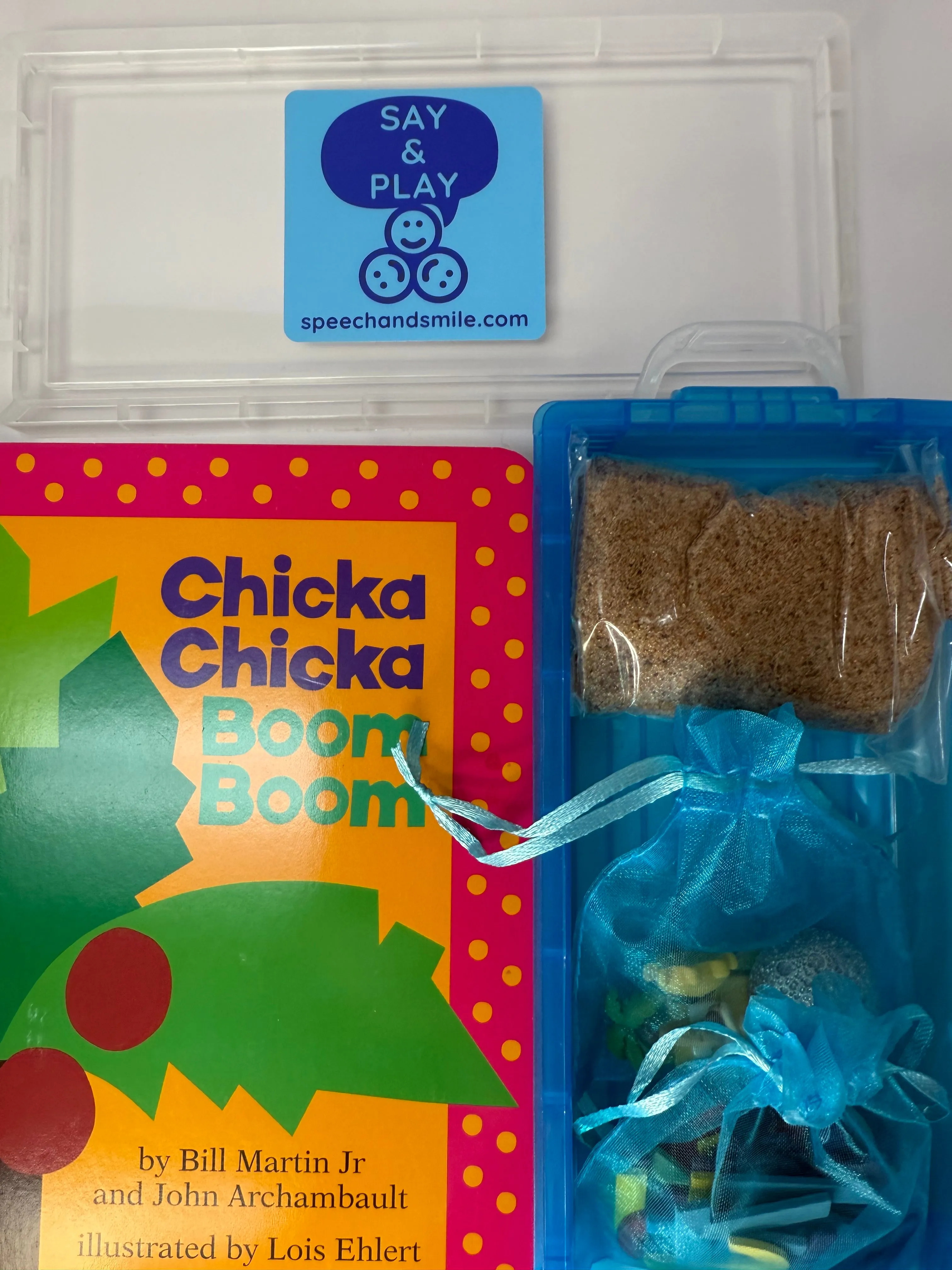 Chicka Chicka Boom Boom Story Objects Learn the Alphabet - Preschool Activty Mini Objects
