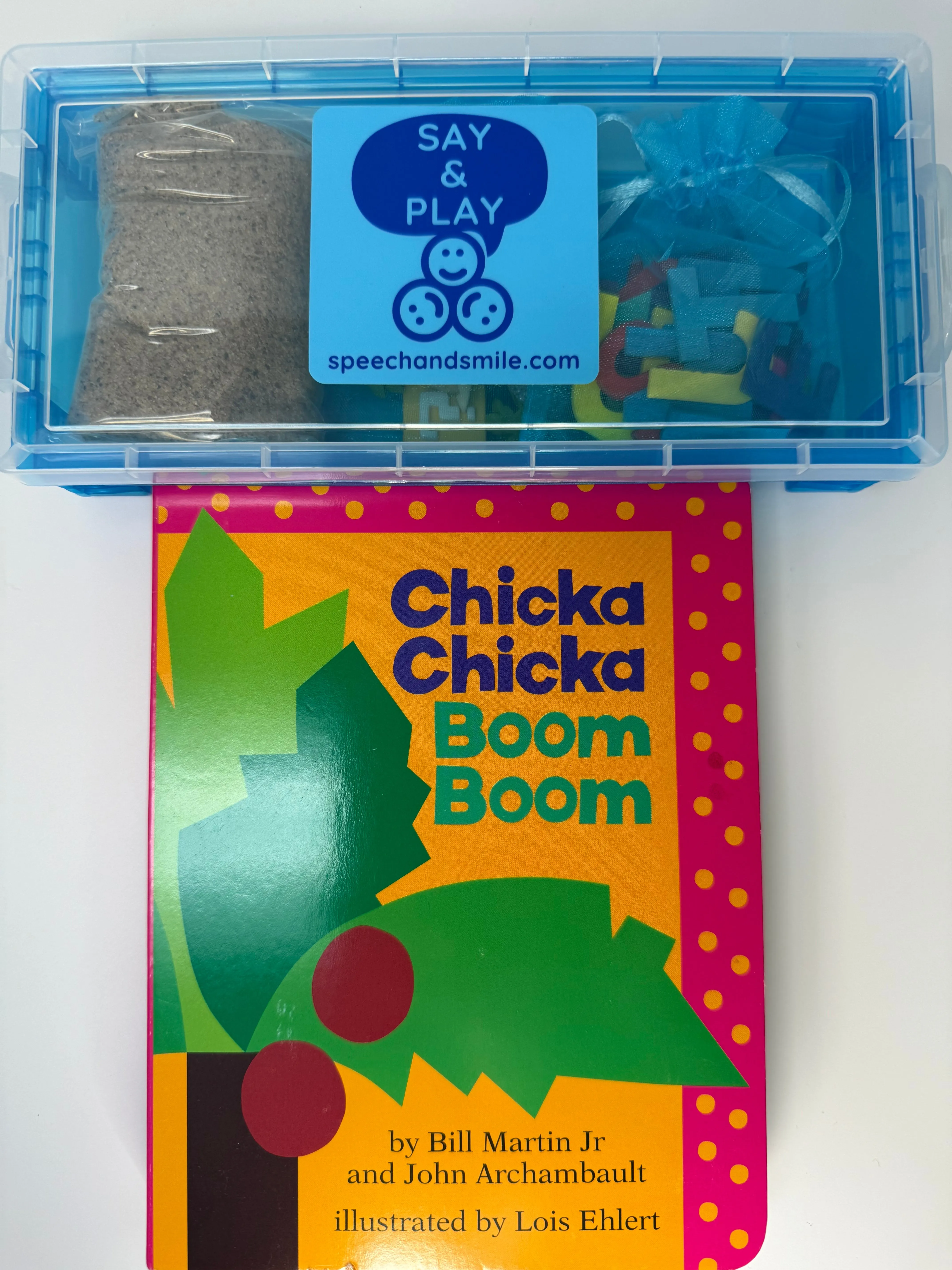 Chicka Chicka Boom Boom Story Objects Learn the Alphabet - Preschool Activty Mini Objects
