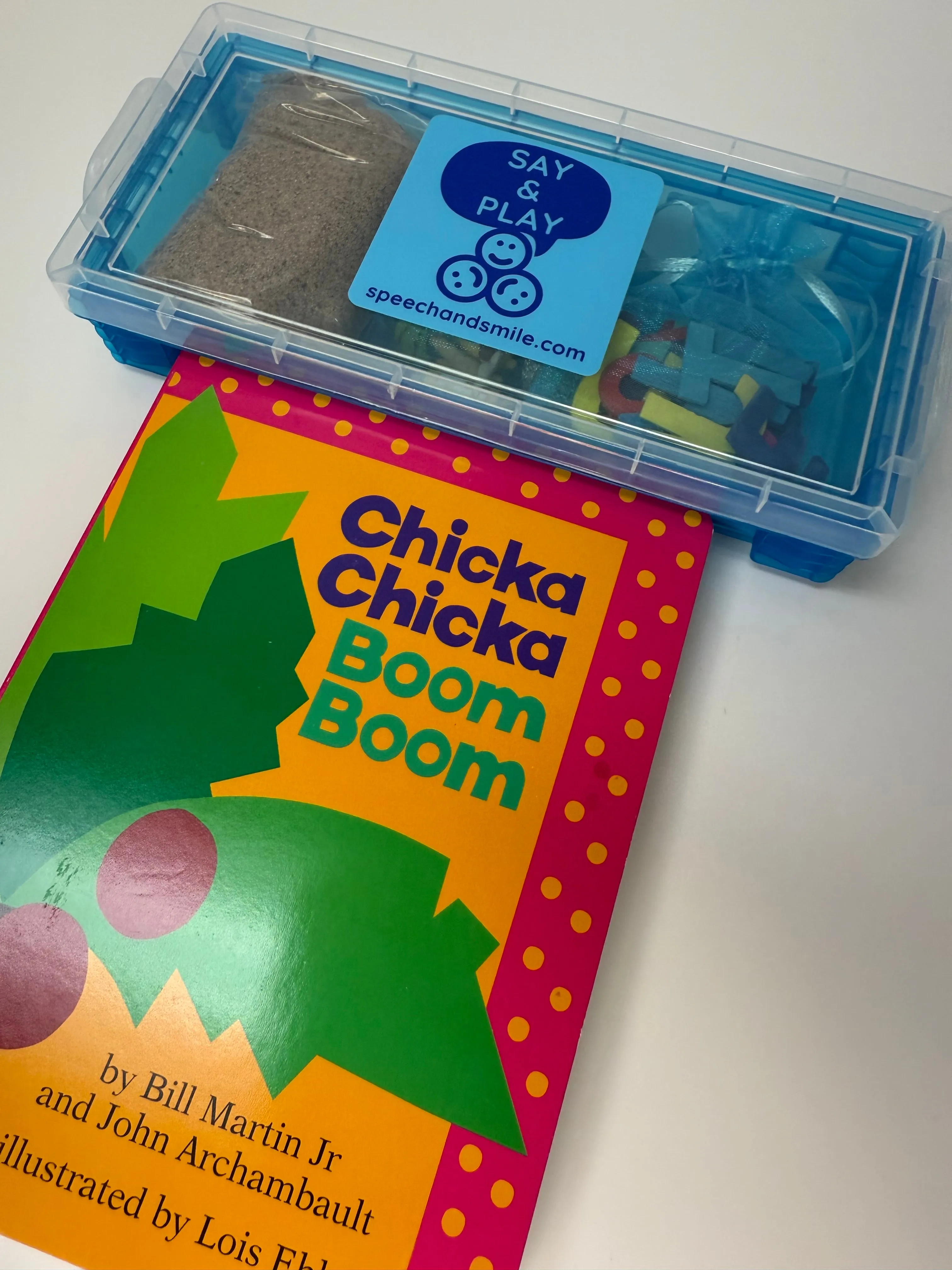 Chicka Chicka Boom Boom Story Objects Learn the Alphabet - Preschool Activty Mini Objects