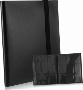 Ciieeo Trading Card Binder with Card Sleeves Capacity Album Material for Sports Collectibles for Home School Office Organization