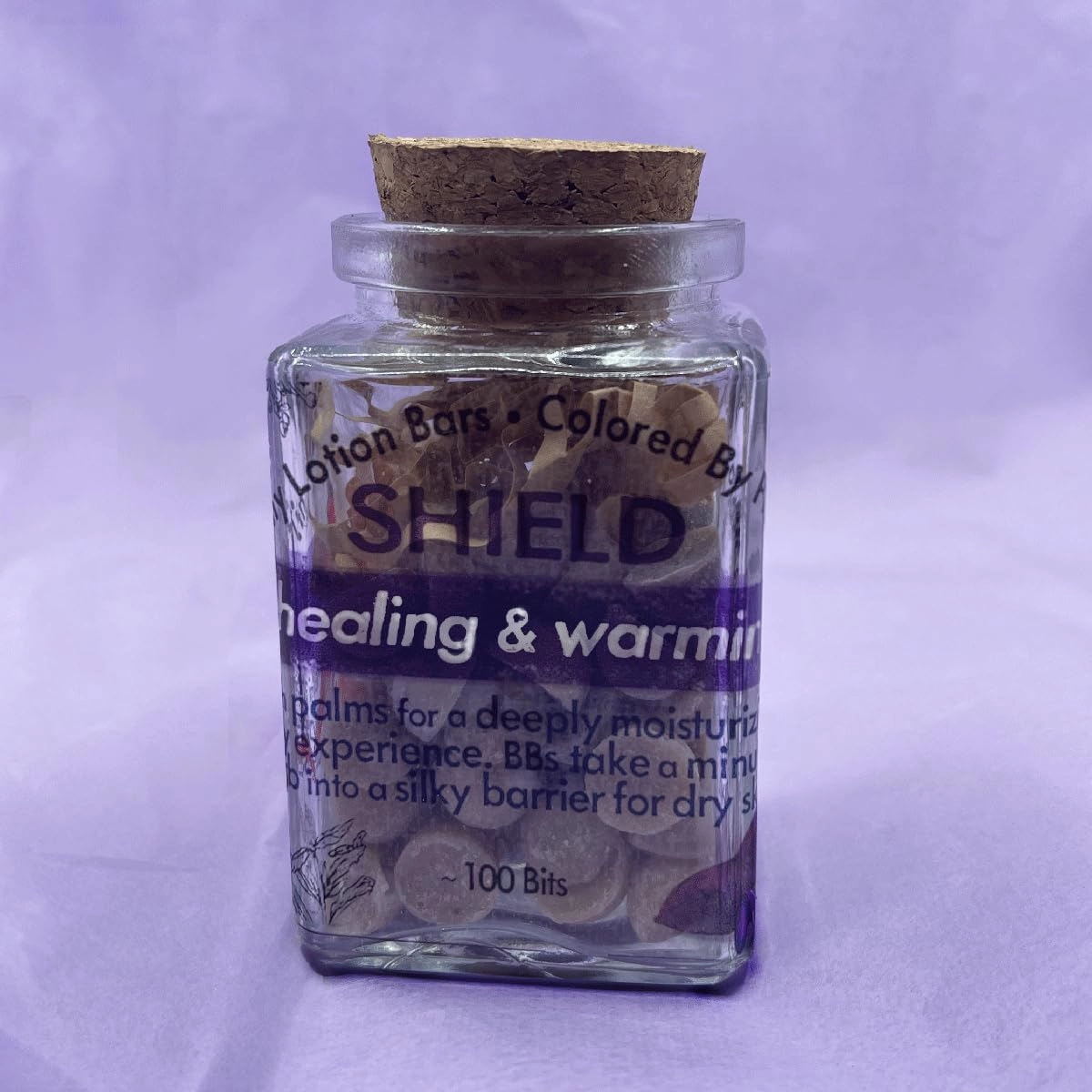 Cinnamon & Pepper lotion bars. Shield Butter Bits for dry skin. Single-serving hand cream. Organic. Vegan. Zero-waste (100JTB)