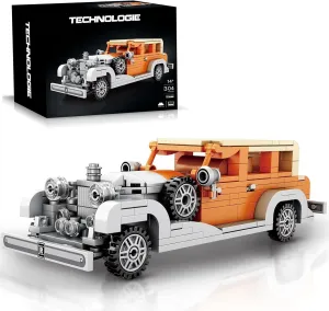 Classic Car Building Set for Adults, Retro Race Cars, Vintage Sports Car Collectible Decor Model Kit, Ideas for Men, Kids, Boys, Teens Age 12  (326Pices)