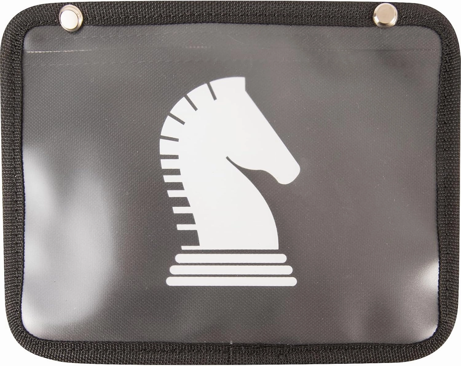 Classic Equine Saddle Pad Number Holder Black 20.5in x 16in